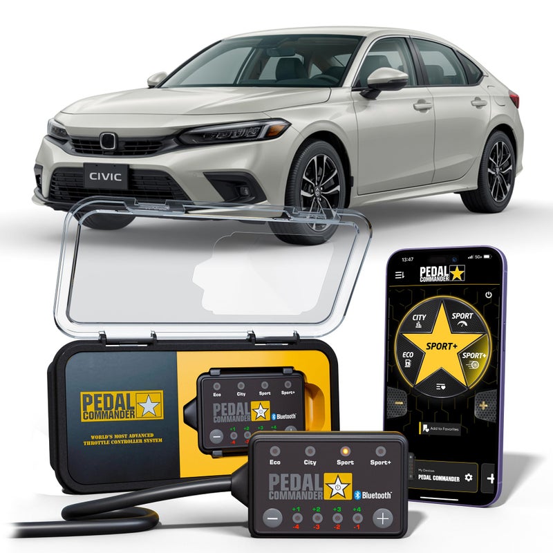 وحدة تحكم استجابة دواسة الوقود PEDAL COMMANDER لسيارة هوندا سيفيك 2016-2025 تناسب EX EXL EXT LX Sport Si Type R 1.5L 2.0L غير مناسبة لسيارات أكورد ملحقات هوندا سيفيك