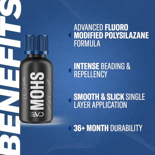 GYEON MOHS EVO 50 ml Ceramic Coating for Cars | The Ultimate DIY GYEON Ceramic Coating | Extremely Slick Fluro Modified Polisylazane Auto Ceramic Coating - Image 2