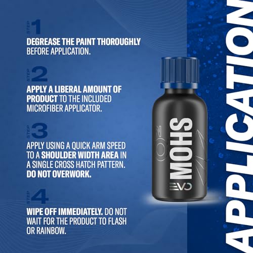 GYEON MOHS EVO 50 ml Ceramic Coating for Cars | The Ultimate DIY GYEON Ceramic Coating | Extremely Slick Fluro Modified Polisylazane Auto Ceramic Coating - Image 4