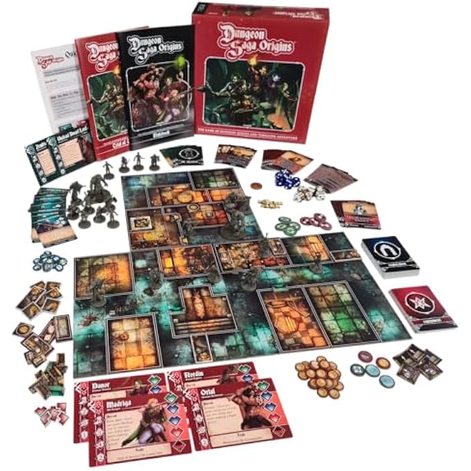Mantic Dungeon Saga Origins Core Game  Cooperative Fantasy Miniatures Board Game for 15 Players 45 Quests 26 Detailed Miniatures  Epic DungeonCrawling Adventure by Mantic Games - Image 4
