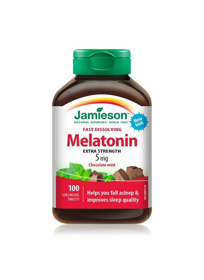 Jamieson - Jamieson Melatonin 5mg Fast Dissolving Tablets 100 Count - Image 1