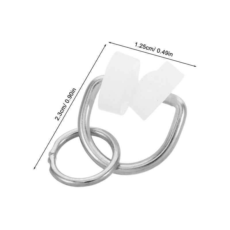 50Pcs Curtain Hooks Metal for Track Smooth Silent Gliding Durable Curtain Track Accessories - Image 2