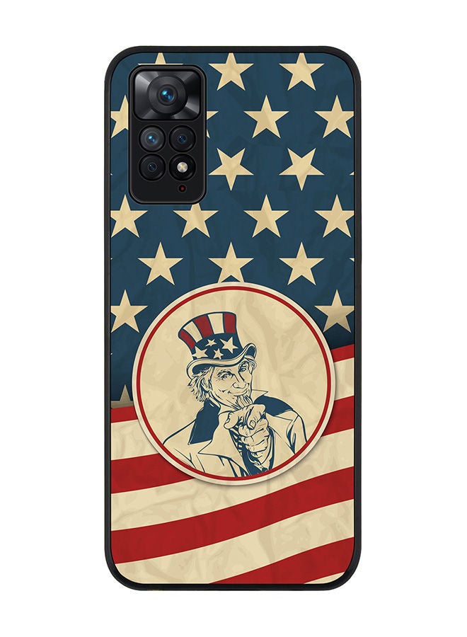 Stylizedd Rugged Black edge case for Redmi Note 11 4G/Redmi Note 11S Slim fit Soft Case Flexible Rubber Edges Anti Drop TPU Gel Thin Cover - We Want You - Image 1