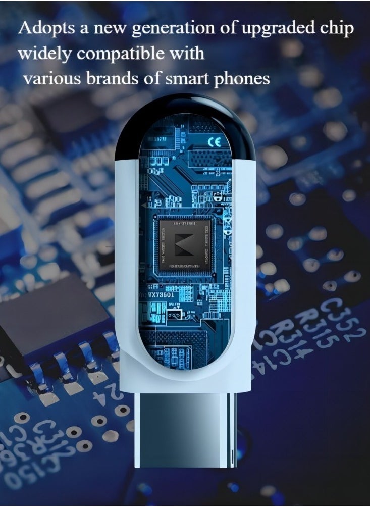 SmartGrist محول التحكم عن بُعد بالأشعة تحت الحمراء سمارت غريست ميني للهواتف الذكية، مناسب للتحكم عن بُعد بالأشعة تحت الحمراء لجميع أنواع مكيفات الهواء/التلفاز، تحكم عن بُعد بالأشعة تحت الحمراء الذكية من نوع C (مناسب للإضاءة، أبيض) - Image 3