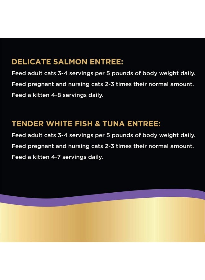 Sheba Perfect Portions Cuts In Gravy Adult Wet Cat Food Tray, Delicate Salmon And Tender Whitefish & Tuna Entrée, TwinPack  12 Count (Pack Of 2)  - Image 5