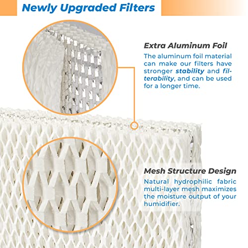 ANTOBLE 4 Pack WF813 Humidifier Filter Replacement for ReliOn RCM-832 RCM-832N, ProCare PCWF813 PCWF-813 PCCM-840 PCCM-832N, Equate EQWF813 EQ 2119-UL Cool Mist Humidifier Filters - Image 3
