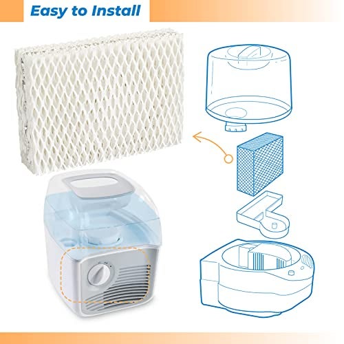 ANTOBLE 4 Pack WF813 Humidifier Filter Replacement for ReliOn RCM-832 RCM-832N, ProCare PCWF813 PCWF-813 PCCM-840 PCCM-832N, Equate EQWF813 EQ 2119-UL Cool Mist Humidifier Filters - Image 4