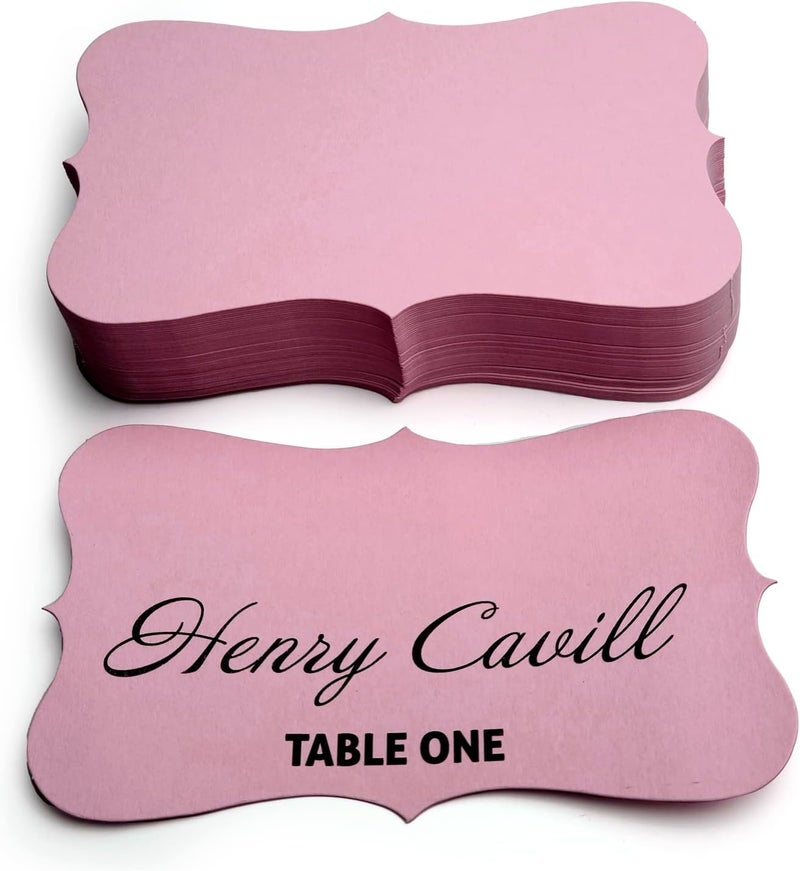 PPAPPAPPIYO 3x5 Pink index card stock / Set of 50 Blank index cards 350gsm (pink) - Image 4