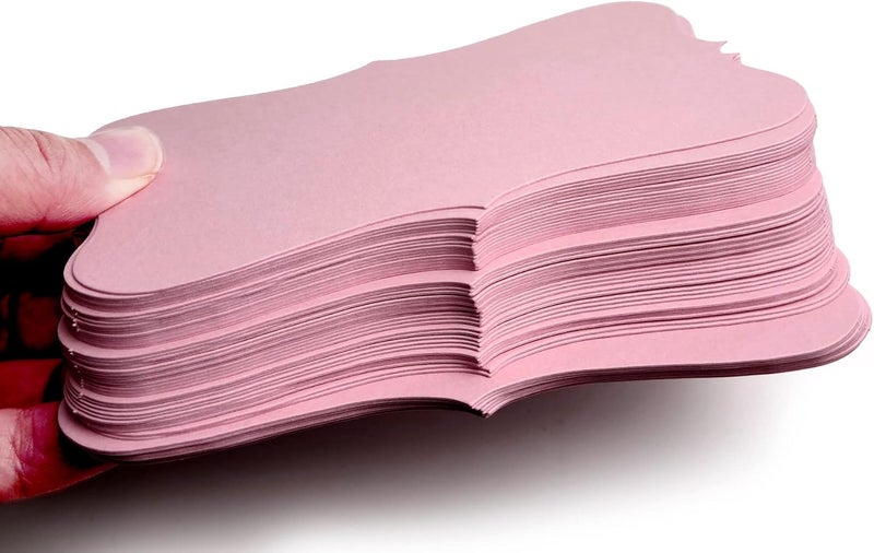 PPAPPAPPIYO 3x5 Pink index card stock / Set of 50 Blank index cards 350gsm (pink) - Image 5