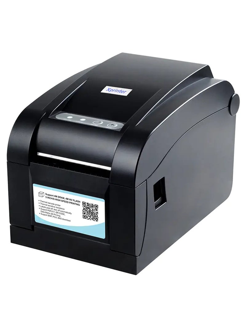 Xprinter Thermal barcode and product label printer, model XP-350B, black