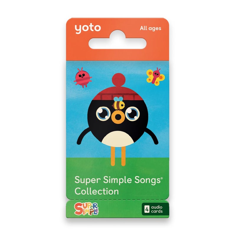 YOTO Super Simple Songs Collection â€“ 4 Kids Musical Cards for Use with Player & Mini All-in-1 Audio Device, Educational Screen-Free Listening with Fun Singalong Music for Playtime Parties Travel - Image 1
