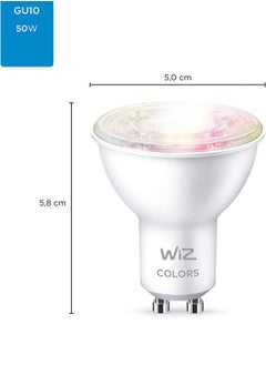 Wiz WiZ Smart Light Bulb Spot Par16 Gu10 Full Colour Wi-Fi ( Compatible With Google Assistant, Alexa & Siri) 2 years Warranty  - Image 3