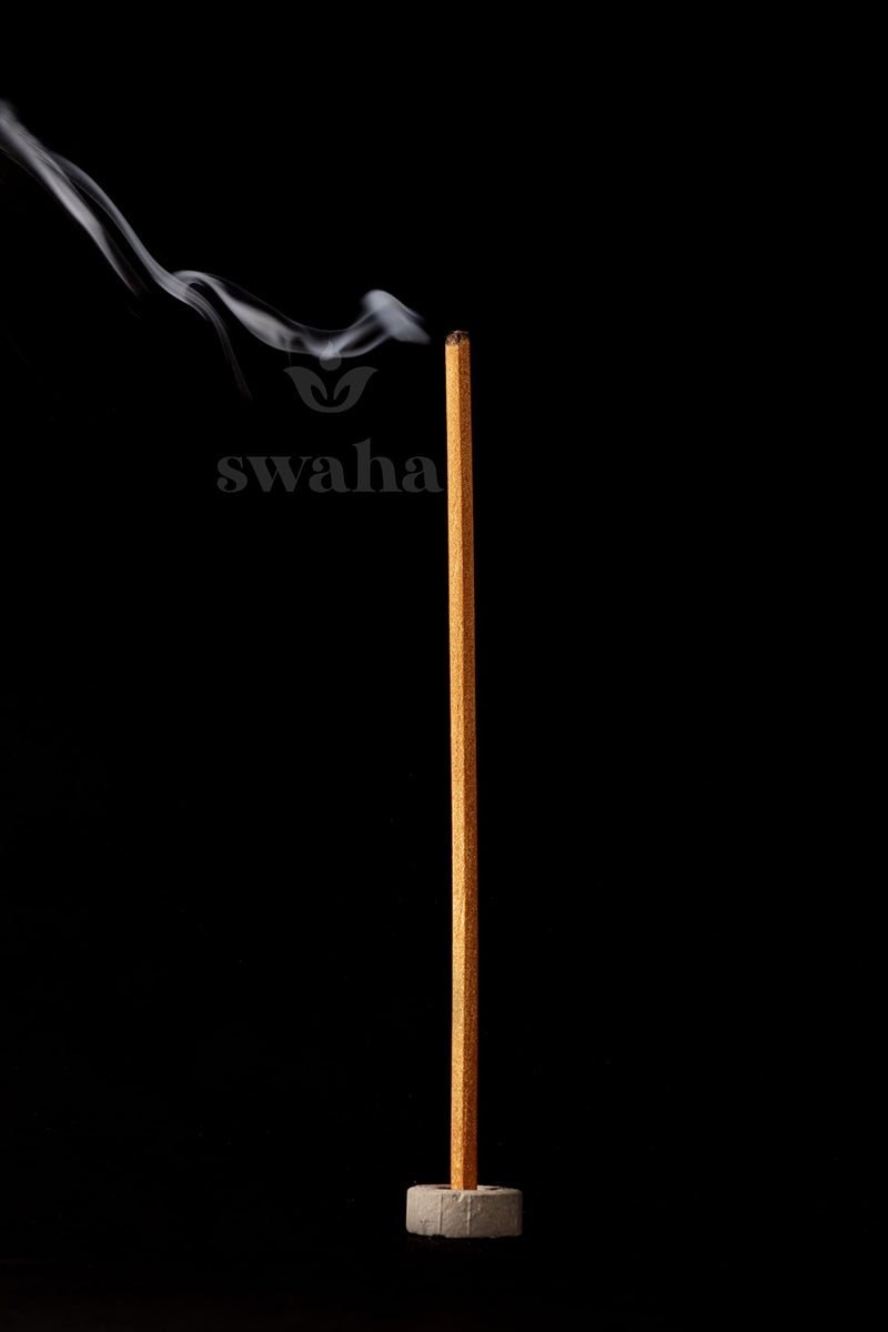 Swaha Sandalflora Agarbatti (Set of 10), 2 Hours Burning time, Long Lasting Sandalflora Fragrance Incense Sticks - Pack of 1 - Image 3
