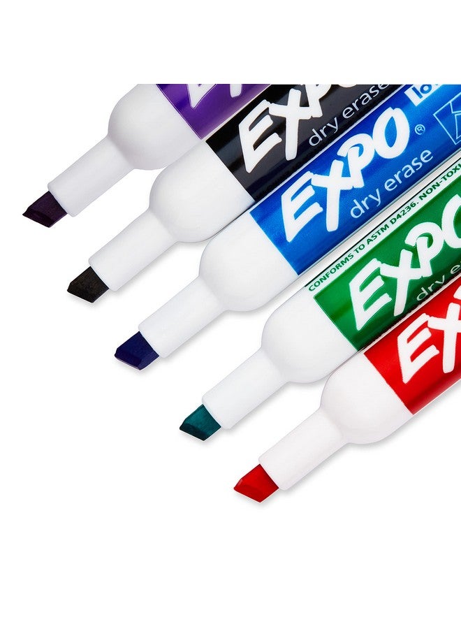 Expo Low Odor Dry Erase Markers, Chisel Tip, Assorted Colors, Pack Of 36 - Ideal For Classrooms, Offices & Home Offices - Image 3