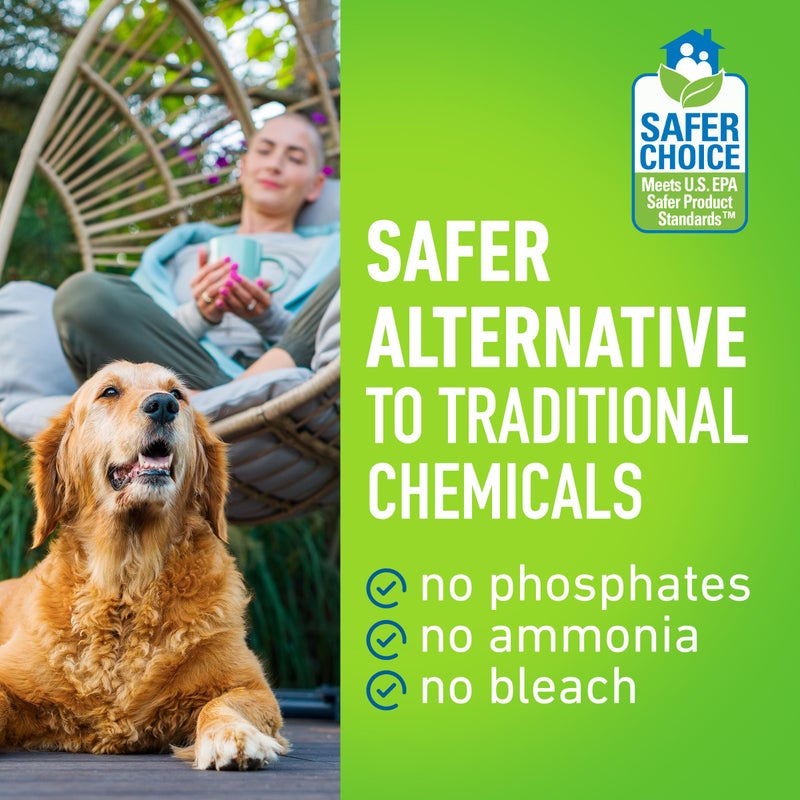 CLR Brands Outdoor Furniture Cleaner, 26 oz. Spray Bottle, Cleans Outdoor Surfaces, Remove Dirt and Grime from Fabric, Wood, Wicker, PVC, Plastic and More - Image 3