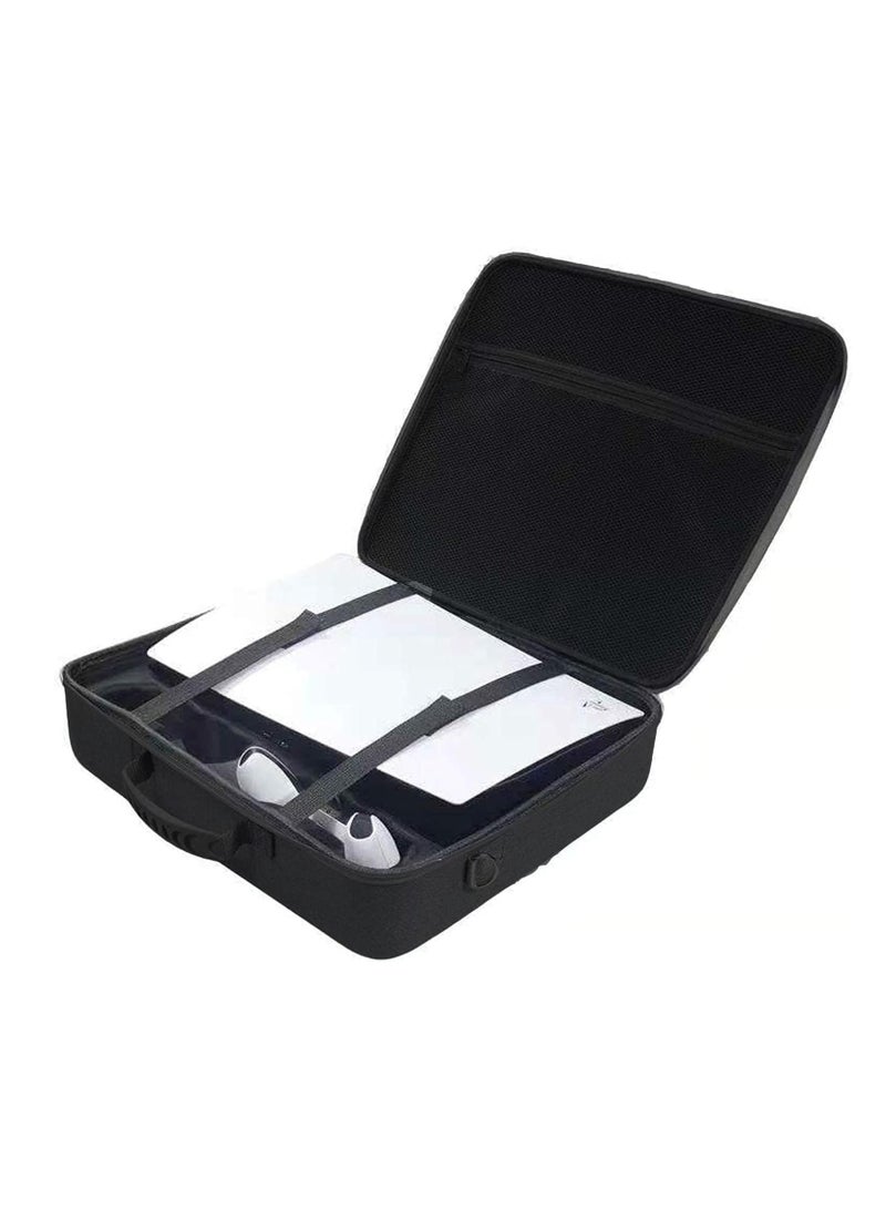 Storage Bag for PS5, Carrying Case for PS5, Carrying Case Portable Waterproof Travel Bag Fits for PS5 Models Travel Case, Hard Shell Larger Capacity Case - Image 4