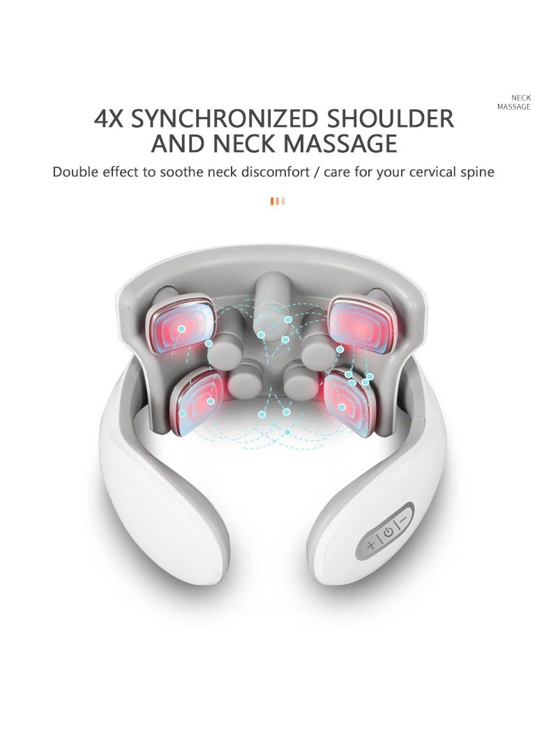 Generic Neck Massage Instrument Intelligent Electric, Rechargeable, Heating, Hot Pressing, Magnetic Pulse Neck Massage Instrument - Image 2