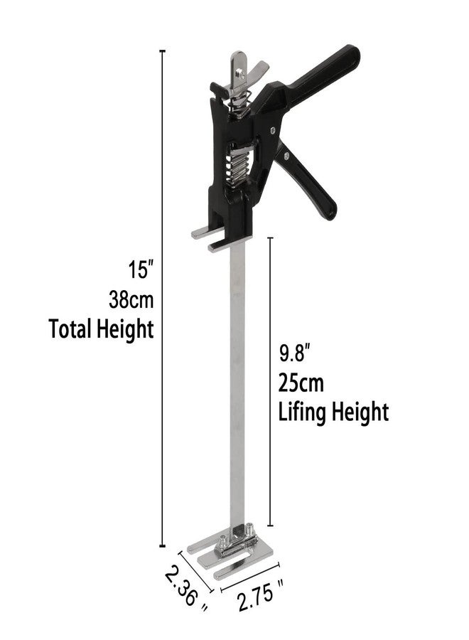 Voguad 2 Pack Labor Saving Arm Jack, 15 inch Lever Arm Lifter Hand Tool Jacks, Effort Elevator for Installing Doors Windows Cabinet, Furniture Drywall Lifter Jack, Raised by 5-250mm - Image 3