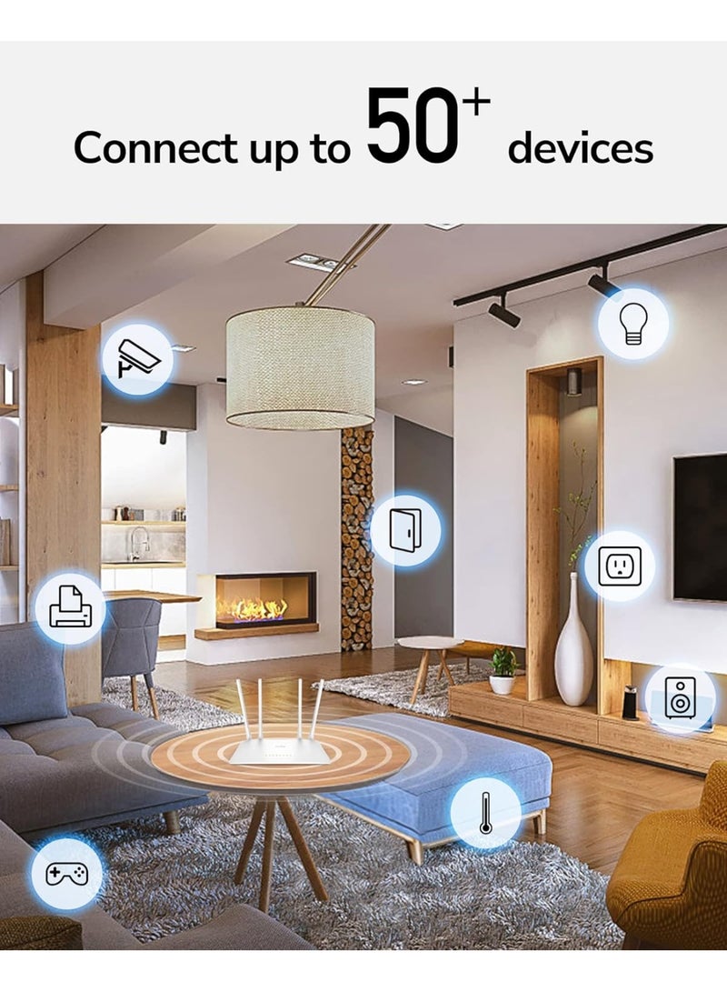 Cudy AC1200 Smart WiFi Router, WiFi Extender, Access Point, WISP, 5GHz Dual Band, 10/100Mbps LAN, 4x5dBi Antennas, VPN, Guest WiFi, AP Mode, WR1200 - Image 4