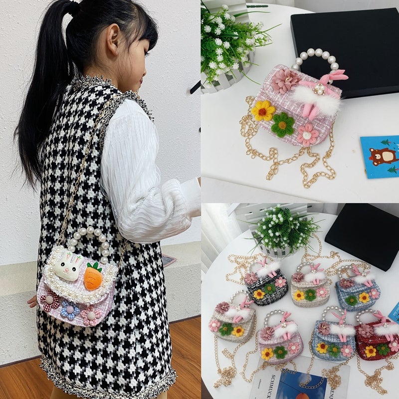 Girls Cute Bowknot Crossbody Shoulder Bag - Image 2