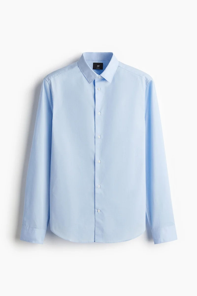 H&M 2-pack Slim Fit easy-iron shirt