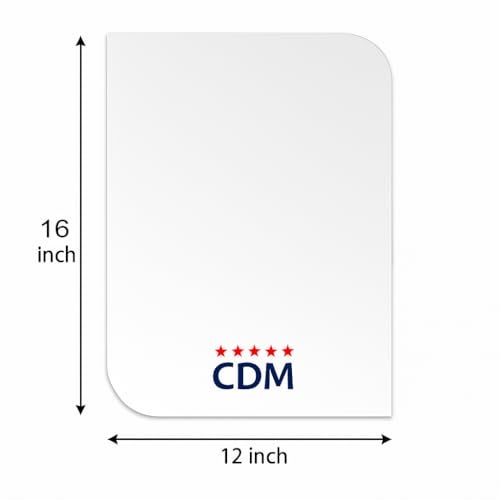 CDM Premium Wall Mirror: Contemporary Rounded Edge Rectangular Mirror with Crystal-Clear HD Reflection for Bathroom, Bedroom, and Home Décor (12 x 16 Inch) - Image 2