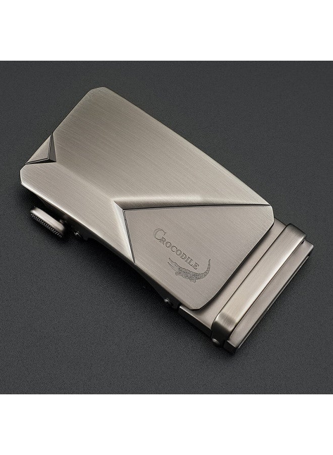 Crocodile Men's Single Automatic Alloy Belt Buckle For Valentine's Day With Wide Slot Compatible Strap - Image 5
