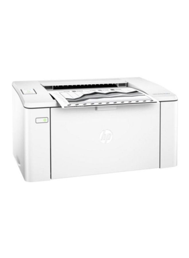HP طابعة ليزرجيت برو M102w مزودة بوظائف الطباعة وواي فاي، طراز G3Q35A أبيض - Image 2