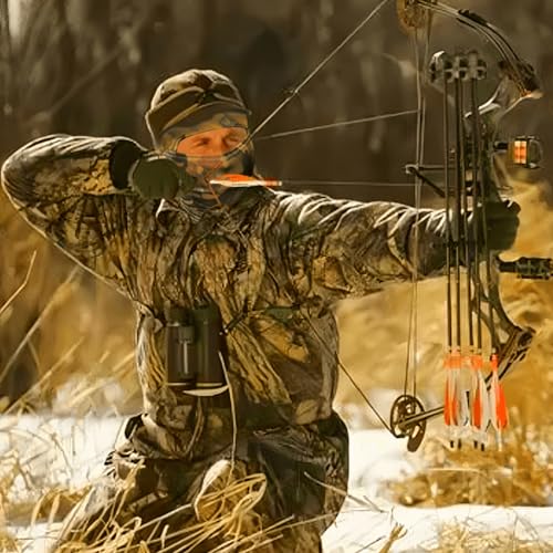 CAMOTER Camo Balaclava Ski Face Mask UV Protector for Man and Women Hunting Fishing Motorcycle Windproof&Military Tactical (Polyester, Brown) - Image 5