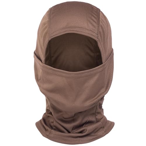 CAMOTER Camo Balaclava Ski Face Mask UV Protector for Man and Women Hunting Fishing Motorcycle Windproof&Military Tactical (Polyester, Brown) - Image 2