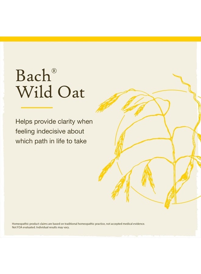 Bach Original Flower Remedies, Wild Oat for Deciding Life's Path, Natural Homeopathic Flower Essence, Holistic Wellness and Stress Relief, Vegan, 20mL Dropper  - Image 3
