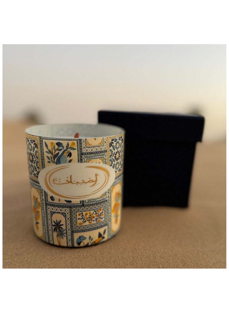 Gratitude Glass Soy Wax Candle in Gift Box