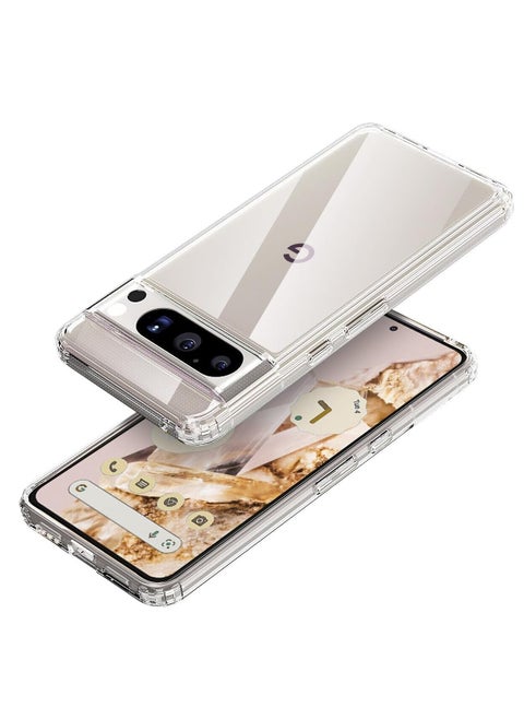 Compatible with Google Pixel 6A Case, Transparent Silicone Mobile Phone Case for Google Pixel 6A TPU Protective Bumper Crystal Clear Case