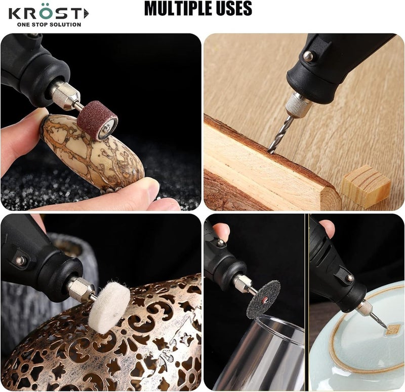 KROST 156pcs Demei 130W Mini Type Handy/Mini/Multifunctional Variable Speed Electric Palm Die Grinder Rotary Tool - Image 3
