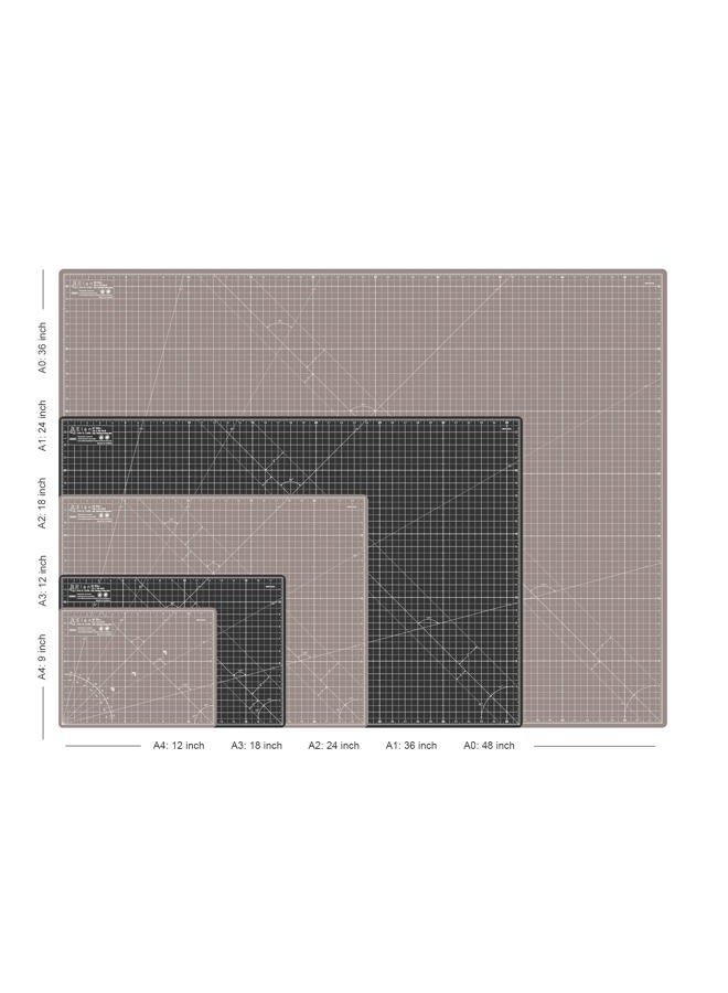 Elan Cutting Mat A1 Black and Taupe, 5-Ply Craft Mat, Self Healing Cutting Mat 36x24, Craft Cutting Board, Art Mat, Imperial Sewing Mat, Quilting Mat, Hobby Mat, for Sewing, Quilting supplies - Image 5