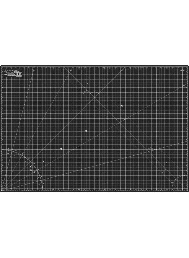 Elan Cutting Mat A1 Black and Taupe, 5-Ply Craft Mat, Self Healing Cutting Mat 36x24, Craft Cutting Board, Art Mat, Imperial Sewing Mat, Quilting Mat, Hobby Mat, for Sewing, Quilting supplies - Image 1