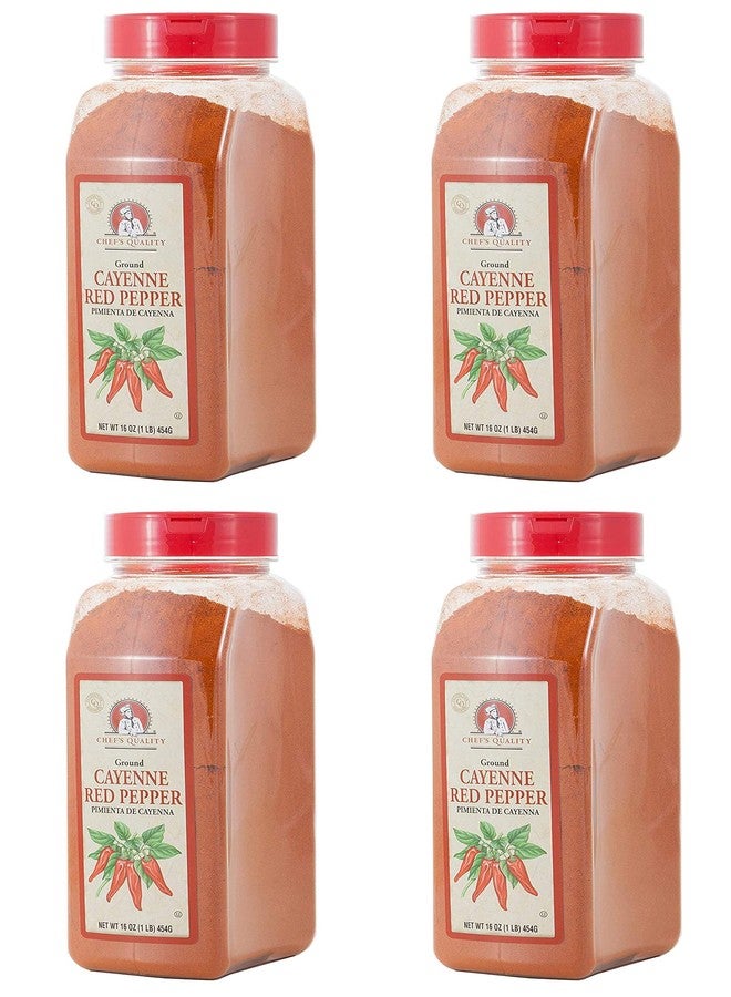Ground Cayenne Red Pepper Powder- Chefs Quality, 1 LB (16Oz) - pack of 3