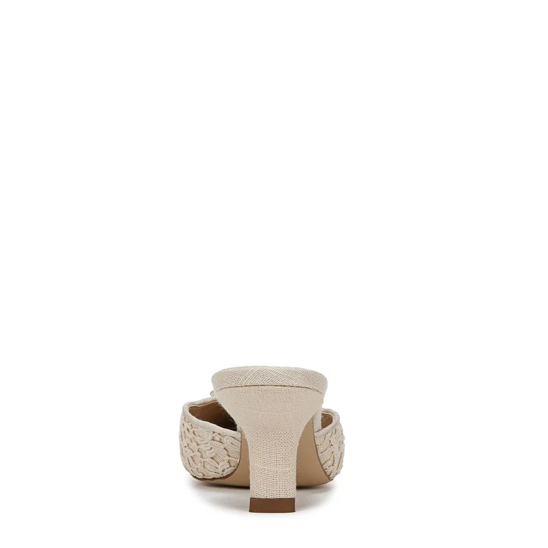 Sam Edelman BEIGE Brit Orchid Kitten Heel Mule for Women | Best Price UAE