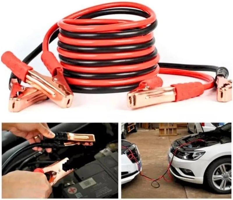 4tens Car Heavy Duty Auto Jumper Cable Battery Booster Wire Clamp with Alligator Wire 7ft, 1500 AMP Emergency Car Battery Charging Booster Cables for car Truck Battery Chargers to Start for Engine - Image 3