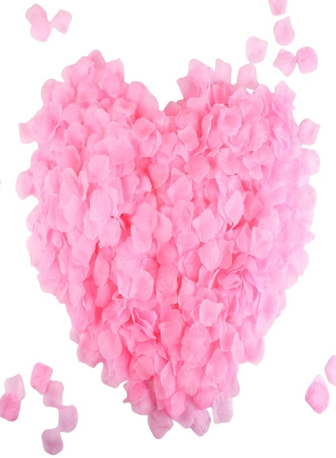 CODE FLORIST 2200 PCS Silk Flower Rose Petals for Wedding Decorations (Pink) - Image 1