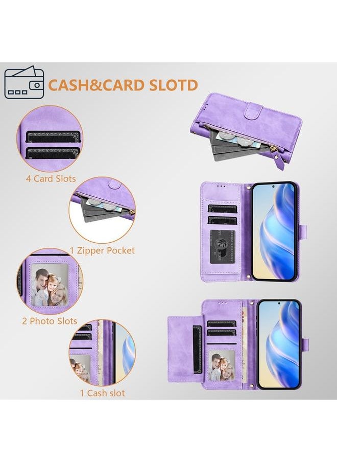 Zaboon Case For Honor X9c Global Multi-Card Slots Zipper Wallet Leather Phone Case  - Image 5