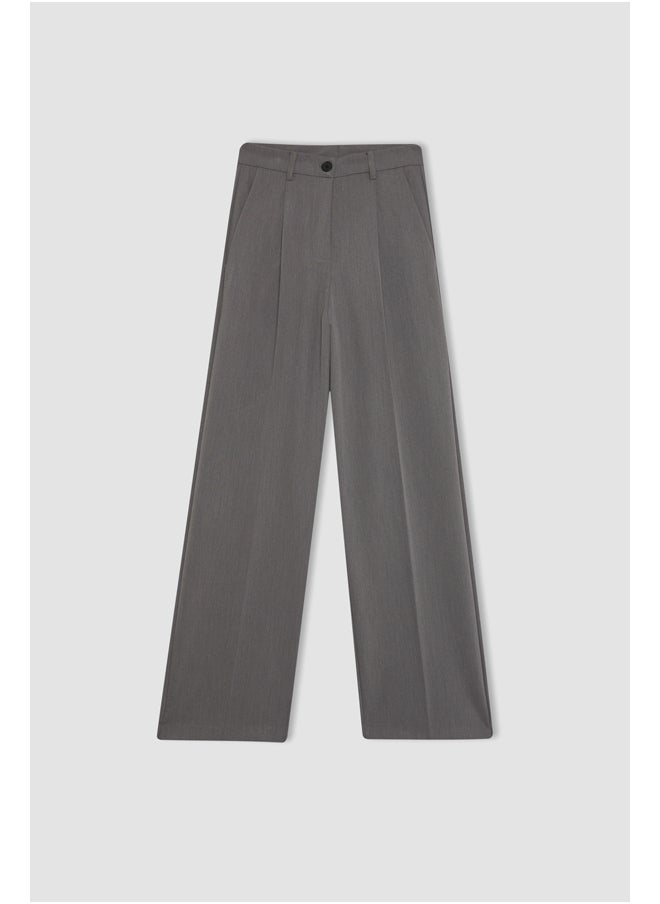 DeFacto - Woman Wide Leg Woven Trousers - Image 1