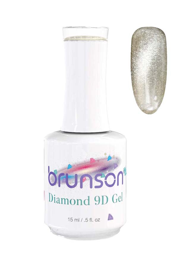 brunson Diamond 9D Magnetic Cat Eye Gel Reflective Diamond Gel Nail Polish 15ml Soak Off Gel Polish BD9D011 - Image 1