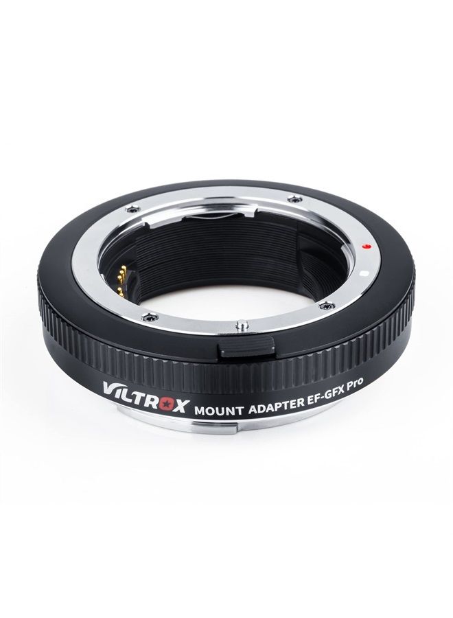 VILTROX EF-GFX Pro Auto Focus Lens Mount Adapter with Manual Aperture Ring for Canon EOS EF/EF-S Lens to Fujifilm G-Mount GFX Camera 100/100S/50S/50R - Image 1
