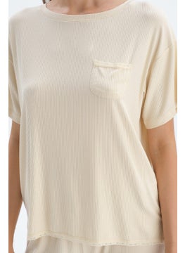 dagi Ecru T-Shirt  - Image 4