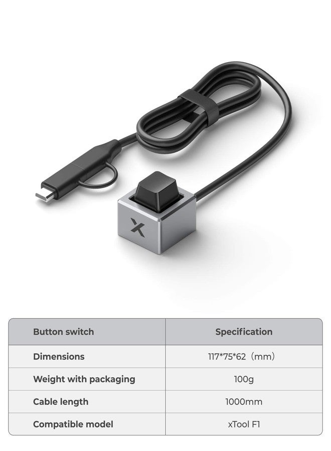 xTool Button Switch for xTool F1 & F1 Ultra Laser Engraver - Image 2