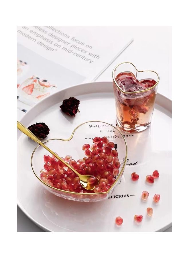 نيبمينينت كوب من الزجاج بتصميمٍ مبتكر على شكل قلب شفاف - Image 2