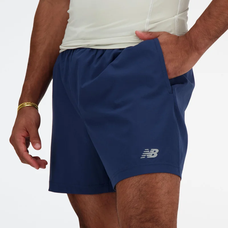 New Balance NB Navy Men's Sport Essential Short 5" for Men | Best Price UAE
