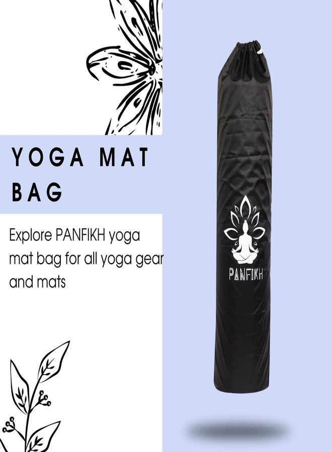 PANFIKH Sports Yoga Mat Bag with Shoulder Strap - Yoga Mat Cover Bag for Yoga Mats up to 6 mm - Image 2