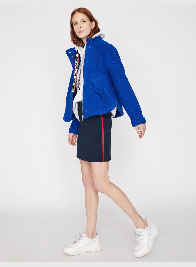 KOTON Banded Detailed Skirt
